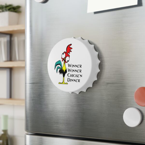 Winner Winner Chicken Dinner Funny Bottle Opener - Ideal for Parties & Gatherings - Unique Gift Idea