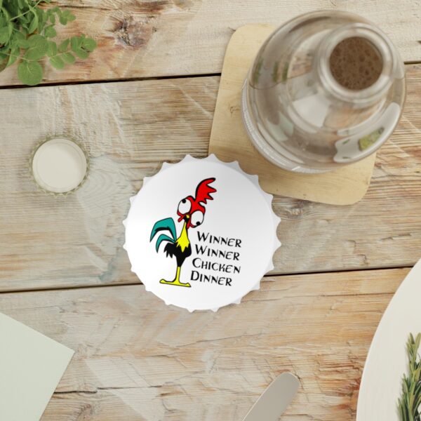 Winner Winner Chicken Dinner Funny Bottle Opener - Ideal for Parties & Gatherings - Unique Gift Idea