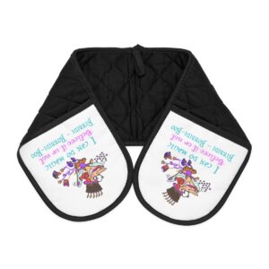 Funny Kitchen Oven Mitts for Baking - Perfect Gift for Cooking Enthusiasts
