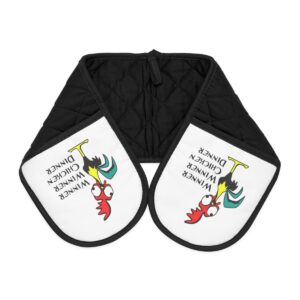 Colorful Rooster Oven Mitts - Essential Kitchen Accessories for Home Chefs - Heat-Resistant and Stylish