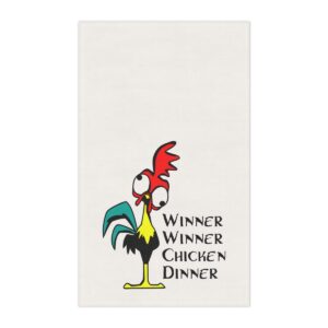 Funny Chicken Winner Tea Towels – Humorous Kitchen Towels for Cooking & Unique Gifting Ideas