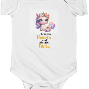 "Adorable Infant Bodysuit: Stealing Hearts & Blasting Farts!"