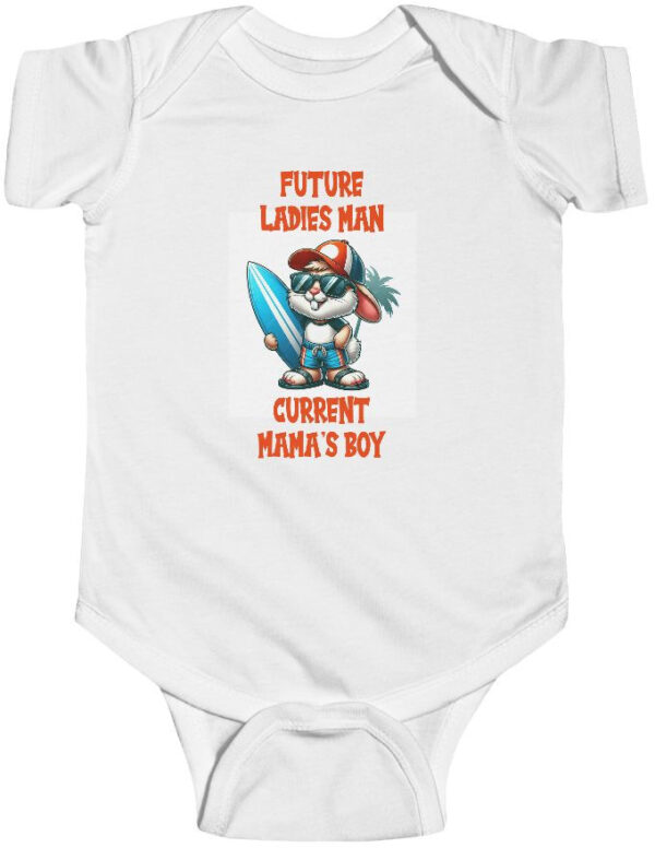 "Future Ladies' Man Infant Bodysuit - Adorable & Stylish Baby Wear"