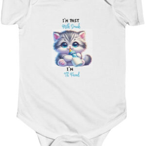 "Infant Bodysuit: 'Milk Drunk, Tit Faced' - Funny Baby Outfit"