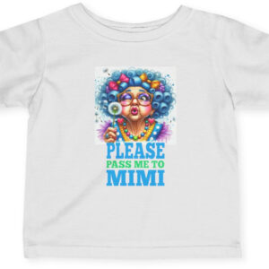 "Adorable Infant Tee: 'Pass Me to Mimi' Jersey Shirt"