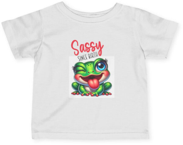"Sassy Since Birth Infant Jersey Tee – Adorable & Attitude-Ready!"