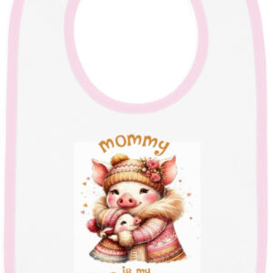 "Jersey Baby Bib: Mommy's Bestie - Soft & Stylish Protection"