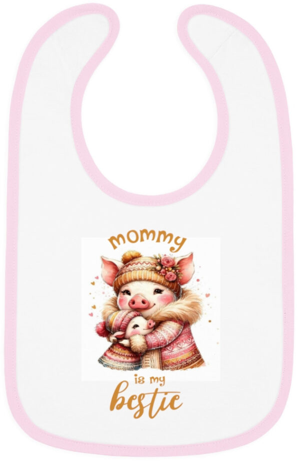 "Jersey Baby Bib: Mommy's Bestie - Soft & Stylish Protection"