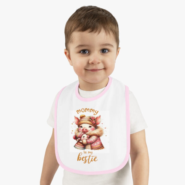 "Jersey Baby Bib: Mommy's Bestie - Soft & Stylish Protection"