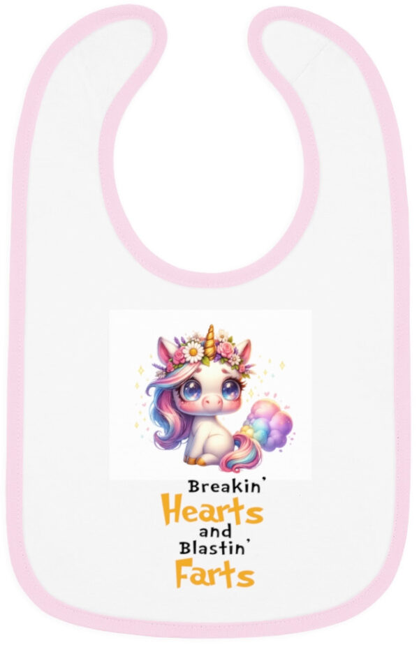 "Jersey Baby Bib: Stealing Hearts & Blasting Farts in Style!"