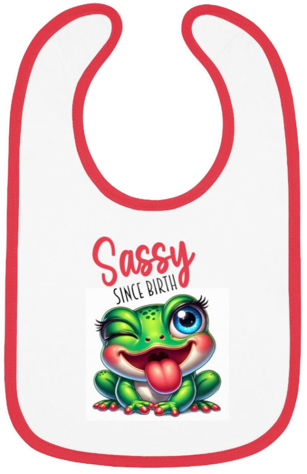 Sassy Since Birth Jersey Baby Bib – Stylish & Soft Essentials