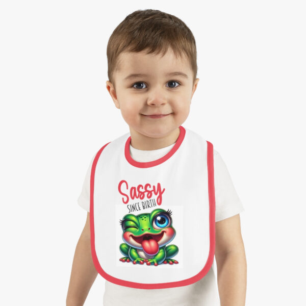 Sassy Since Birth Jersey Baby Bib – Stylish & Soft Essentials