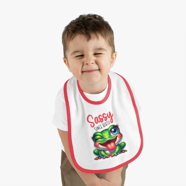 Sassy Since Birth Jersey Baby Bib – Stylish & Soft Essentials