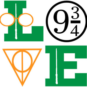 "Slytherin Love Decal Sticker - Embrace the Green Magic!"