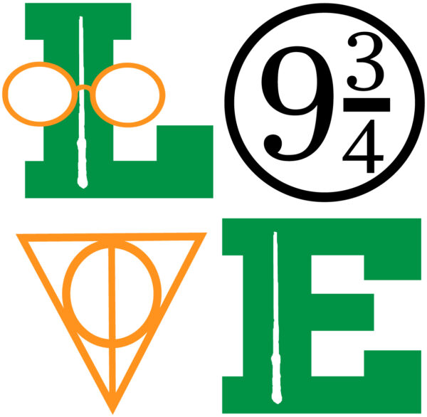 "Slytherin Love Decal Sticker - Embrace the Green Magic!"