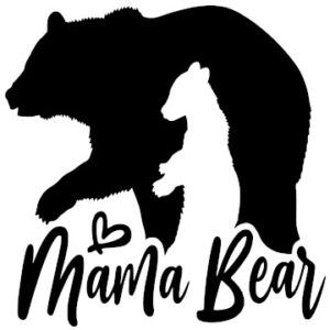 "Mama Bear Decal Sticker - Show Your Fierce Love!"