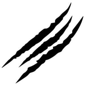 "Fierce Car Claw Decal Sticker - Unleash Your Ride's Wild Side!"