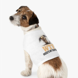 Discover laughter with the "Where's My Pants?" dog tank – perfect for playful pets. Shop Pawsome Pet Apparel today!
