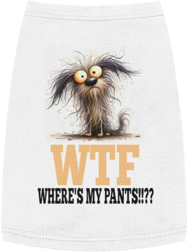 Where's My Pants? Funny Dog Tank Top – Pawsome Pet Apparel - Image 5