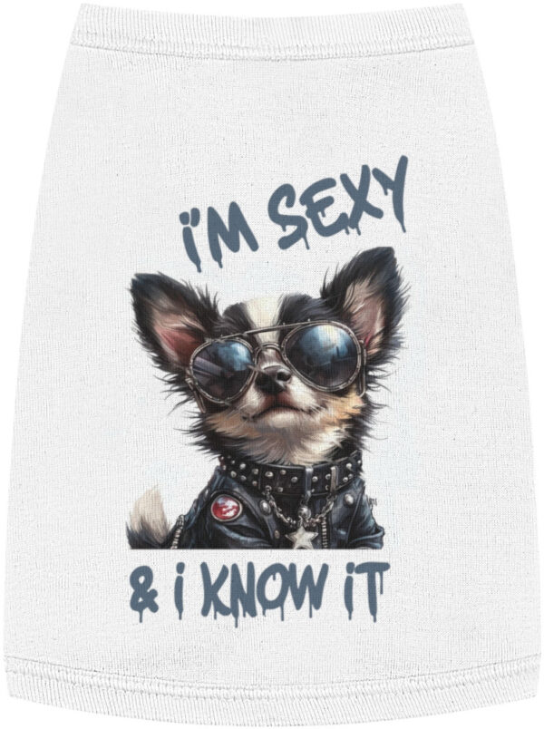 "Dog Tank Top: 'I'm Sexy and I Know It' - Sassy Pet Apparel"