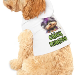 "Chick Magnet Dog Hoodie: Turn Heads on Every Walk!"