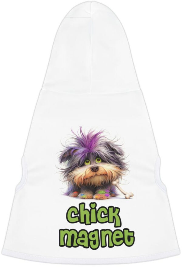"Chick Magnet Dog Hoodie: Turn Heads on Every Walk!"