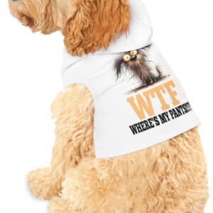 "Paw-some Dog Hoodie: 'Where's My Pants?' | Cozy & Fun Style"
