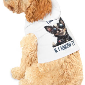 "Stylish 'I'm Sexy & I Know It' Dog Hoodie – Fun & Fashionable!"