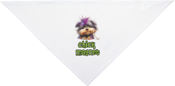 "Chick Magnet Dog Bandana: Turn Heads on Every Walk!"