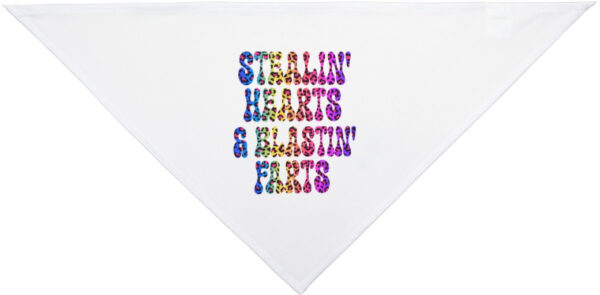 "Heartbreaker Dog Bandana: Adorable Style, Playful Charm!"