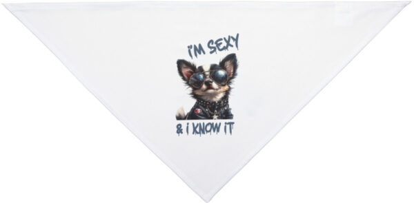 "Stylish Dog Bandana - 'I'm Sexy and I Know It' Design"