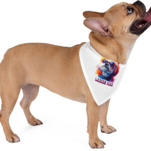"Charming Canine Bandana: The Ultimate 'Ladies Man' Accessory"