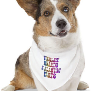 "Heartbreaker Dog Bandana Collar: Cute Style, Comfy Fit!"