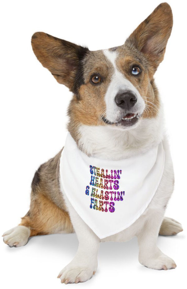 "Heartbreaker Dog Bandana Collar: Cute Style, Comfy Fit!"