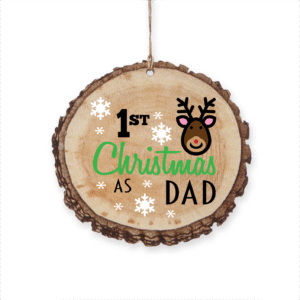 First Christmas as Dad Ornament - Celebrate Your Special Moment with a Beautiful Keepsake