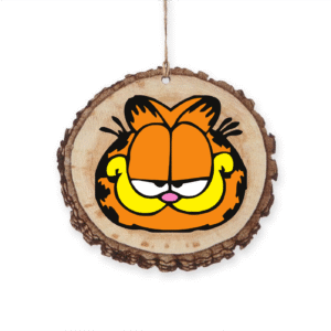 Festive Garfield Christmas Ornament - Fun Holiday Decoration for Cat Lovers