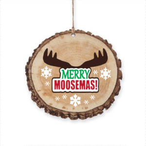 Merry Moosemas Christmas Ornament - Festive Holiday Decor for Your Tree