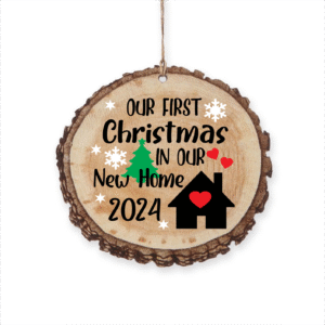 Personalized 'Our First Christmas in Our New Home' Ornament - Cherish Your Holiday Memories