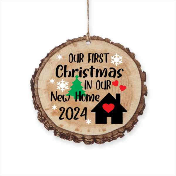 Personalized 'Our First Christmas in Our New Home' Ornament - Cherish Your Holiday Memories