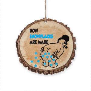 Handcrafted Snowflake Christmas Ornament - Unique Holiday Decor & Educational Gift