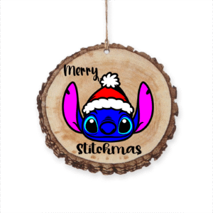 Merry Stitchmas Christmas Ornament - Festive Handmade Decor for Holiday Cheer