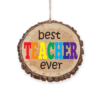 Best Teacher Ever Christmas Ornament - Perfect Gift for Educators & Holiday Decor