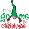 Whimsical 'I'll Be Gnome for Christmas' Ornament - Perfect Holiday Decor & Gift Idea