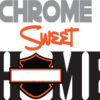 Chrome Sweet Home Christmas Ornament - Elegant Metallic Holiday Decor for Your Tree