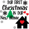 Personalized 'Our First Christmas in Our New Home' Ornament - Cherish Your Holiday Memories