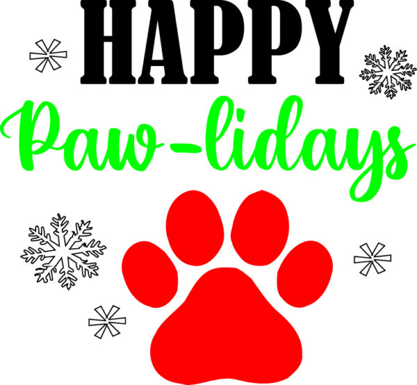 "Happy Pawlidays Christmas Ornament | Festive Pet-Themed Holiday Decor"