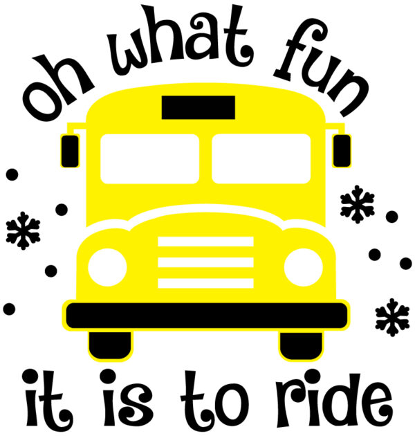 School Bus Driver Christmas Ornament - 'Oh What Fun It Is to Ride' Holiday Decor
