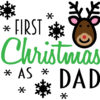 First Christmas as Dad Ornament - Celebrate Your Special Moment with a Beautiful Keepsake