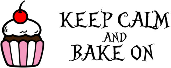 "Kitchen Aide Decal Sticker - Keep Calm & Bake On - Perfect for Bakers & Home Cooks"