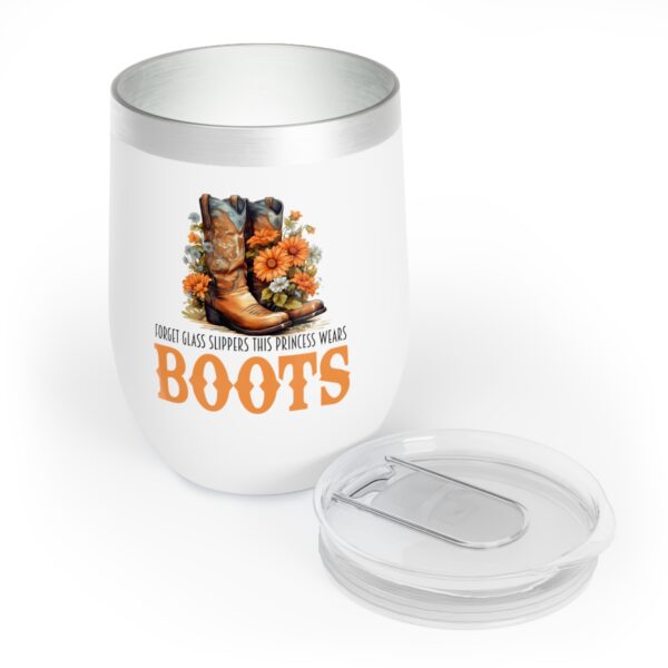 Chic Boot-Themed Wine Tumbler, Perfect Gift for Wine Lovers & Country Chic Kitchen